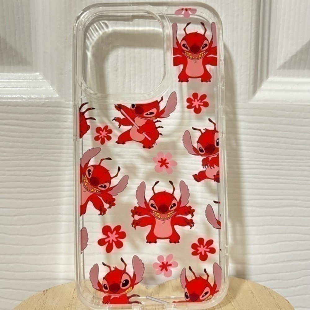 Disney’s Stitch : Leroy Red IPhone 15 Pro Phonecase | New | Rare ✨